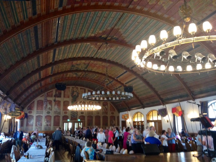 The Beer Barrel Room in the Hofbrauhaus.